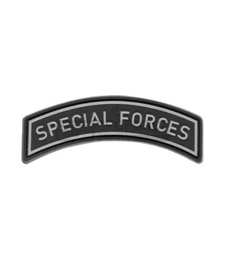 JTG Special Forces Tab Rubber Patch · Negro