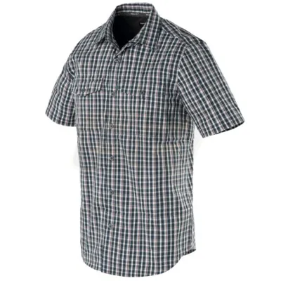 Concealed Carry Short Sleeve Shirt - Rustic Cloth Plaid - Helikon-Tex