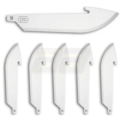 Razor 2.2 Inch Drop Point 420J2 Replacement Blades - Outdoor Edge