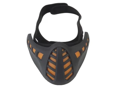 LED Maska Obličeje Cyberpunk S Podsvícením - Černá - Imperator Tactical