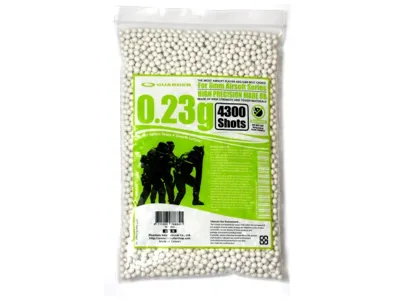 Airsoftové Kuličky 0,23g 4300KS - Bílé - Guarder