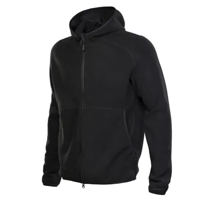 Bluza Polarowa Z Kapturem Lite Microfleece Hoodie - Czarna - 20026002 - M-Tac