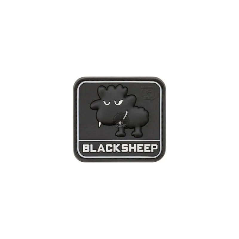 JTG Little Sheep Rubber Patch · Negro