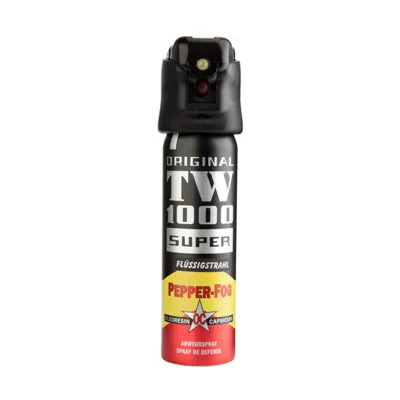 Abwehrspray Pfefferspray Zielgenauer Strahl, 75 ml Mit LED - TW1000