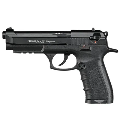P92 Magnum Schreckschusspistole 9mm P.a.k. Brüniert - Ekol