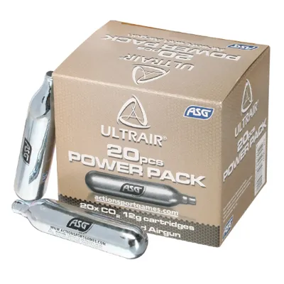 CO2 Kapseln 20 Stück Je 12g - Vorratspack - ASG