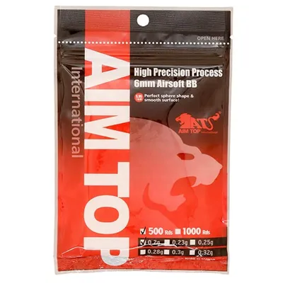Top High Precision 0.20g 500ER Beutel Weiss - AimTop