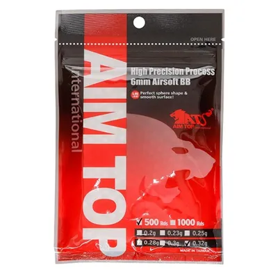 Top High Precision 0.32g 500ER Beutel Weiss - AimTop