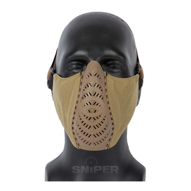 FMA Airsoft Half Face Mask V7 · Tan / FDE