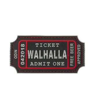 Walhalla Ticket Rubber Patch - JTG