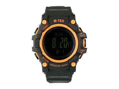 Digitální Hodinky Tactical Adventure - Černé/Oranžové - M-Tac
