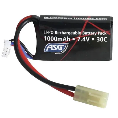 LIPO Akku 7,4V 1000mAh 30C An/PEQ-15 - ASG