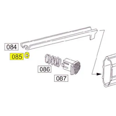 SOCOM Part #085 Sliding Butt Stock Nut - Wei-ETech