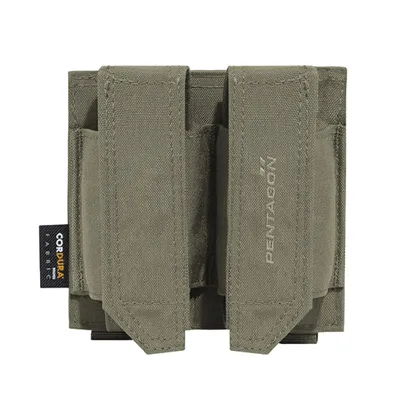 Pistolenmagazintasche Double FB Pouch RAL7013 Für 2 Magazine - Pentagon