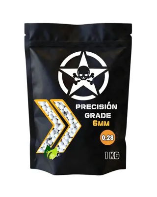Bolas 0.28 Biodegradables 1kg - AirsoftYecla