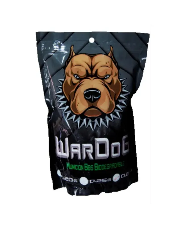 Bolas WarDog BBs 0.20g 1kg Bio