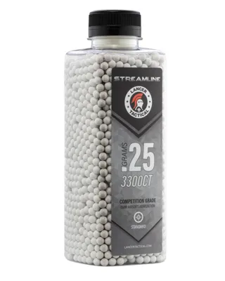 Bolas BB LT Streamline 0,25 g 3300 Uds - Lancer Tactical