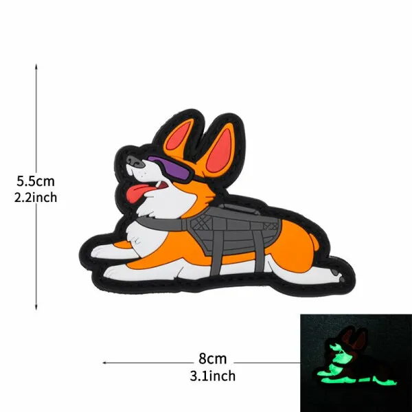 Delta Armory Tactical Corgi Rubber Patch