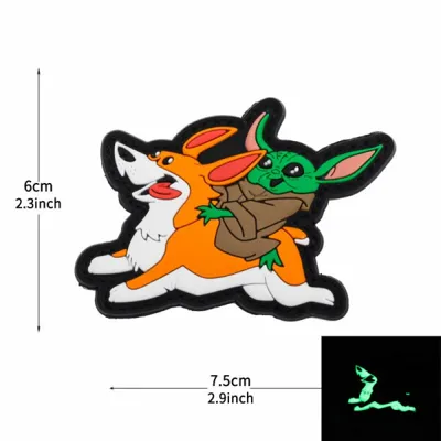 Space Corgi Rubber Patch - Delta Armory