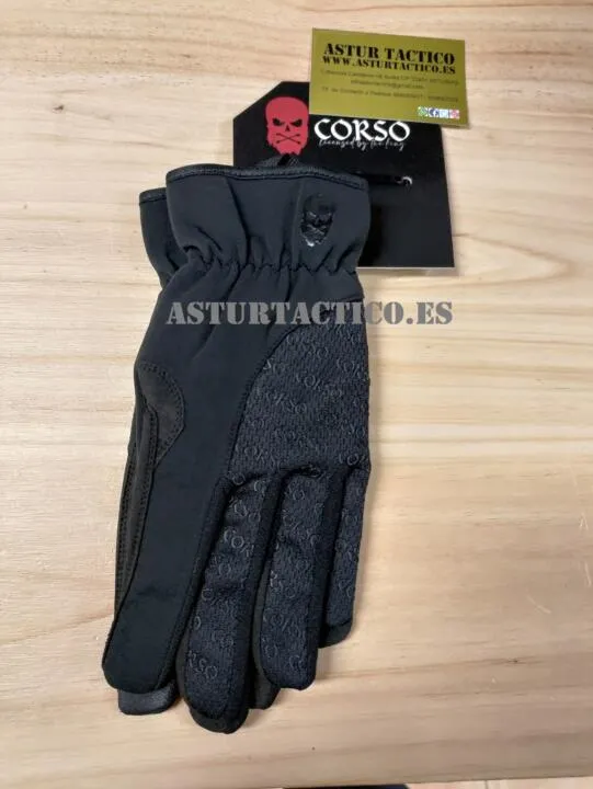 Guante Táctico Skull · Negro