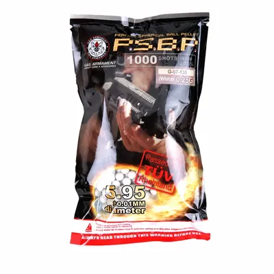 Μπίλιες P.s.b.p. 0.25g 1000 rds - G&G Armament