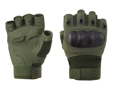 Taktické Rukavice Half Finger - Drab - Emerson