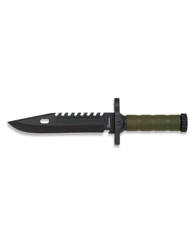Cuchillo de Supervivencia Pedernal · Verde / OD