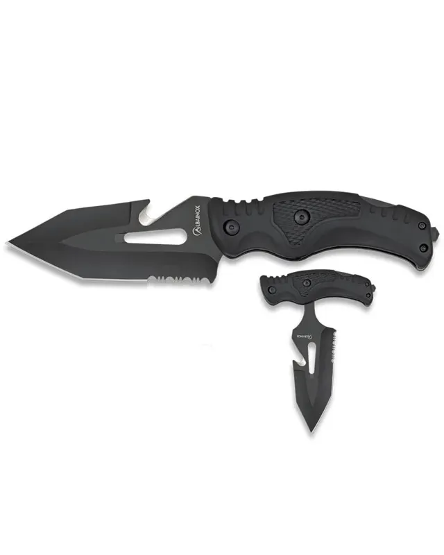 Albainox Cuchillo Táctico Skinner · Negro