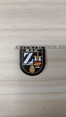 G.a.c Z Policía Nacional Oviedo 3,5x4,5cm PVC