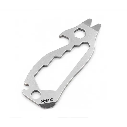 MyEDC Multitool Penguin 11 in 1 Keychain Silber