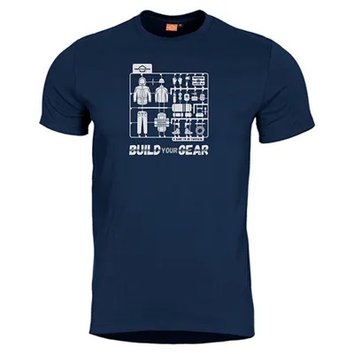 T-Shirt Ageron Build Your Gear Quick Dry Dunkelblau - Pentagon