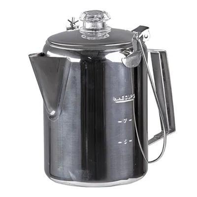Kaffeekanne Mit Perkolator Edelstahl 1,3 Liter - Mil-Tec