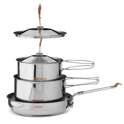 Kochset Campfire Cookset Small 6-TEILIG Edelstahl - Primus