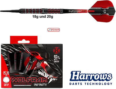 Wolfram Infinity Softip Dartpfeile | 18g - Harrows