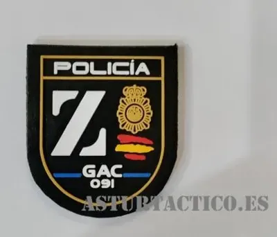 G.a.c Z 091 Policía Nacional 8x7cm
