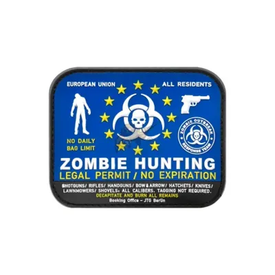 Zombie Hunter Rubber Patch - JTG