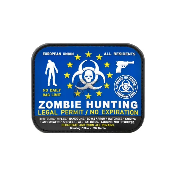 JTG Zombie Hunter Rubber Patch