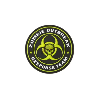 Zombie Outbreak Rubber Patch Hi-Viz - JTG