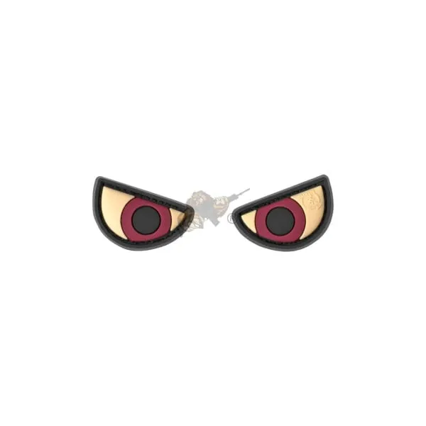 JTG Angry Eyes Rubber Patch