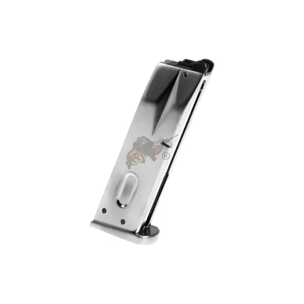 WE Airsoft Magazin M9 Chrome 25 rds