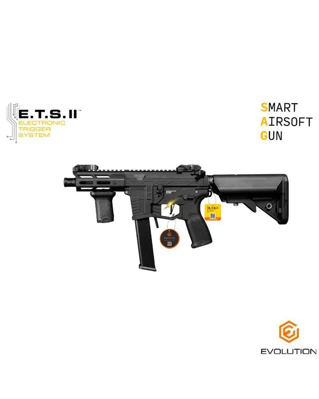 Evolution Airsoft Reaper XS Emr Carbontech Ets · Negro