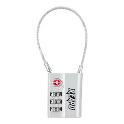 XL Zahlenschloss TSA Lock, Silber - Reapo