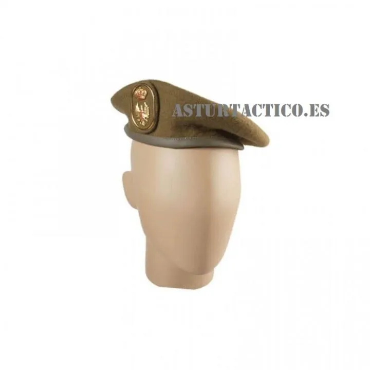 Boina Ejército de Tierra con Emblema · Tan / FDE