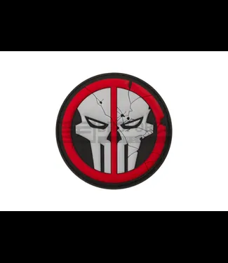 Deadpool Skull Rubber Patch - JTG