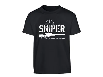 Dětské Tričko Sniper - Černé - KOMBAT Kids