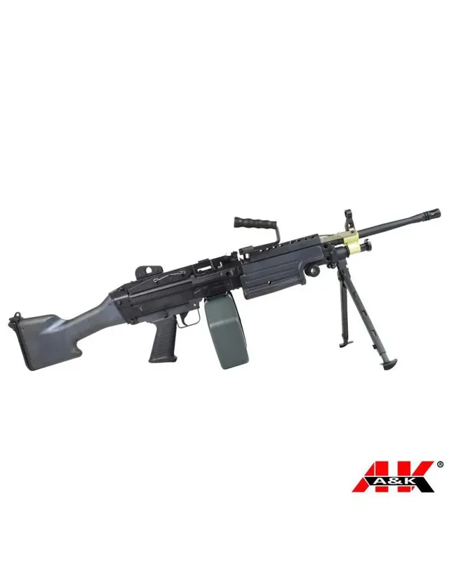 A&K (China) Eléctrico M249-MK2 Versión Metálica · Negro