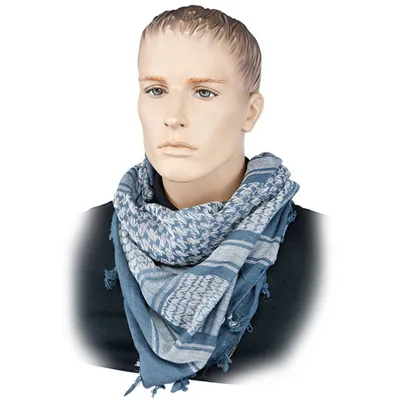 PLO Schal Shemag Extrafein Gewebt Jeansblau - 101 Inc