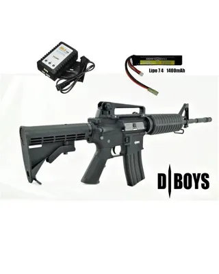 Metálico M4A1 (3681m) + Batería + Cargador - DBOYS