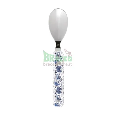Posate Da Campeggio 13H25 Mirror - Fleur Bleue - Akinod
