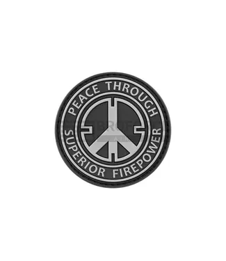 JTG Peace Rubber Patch · Negro